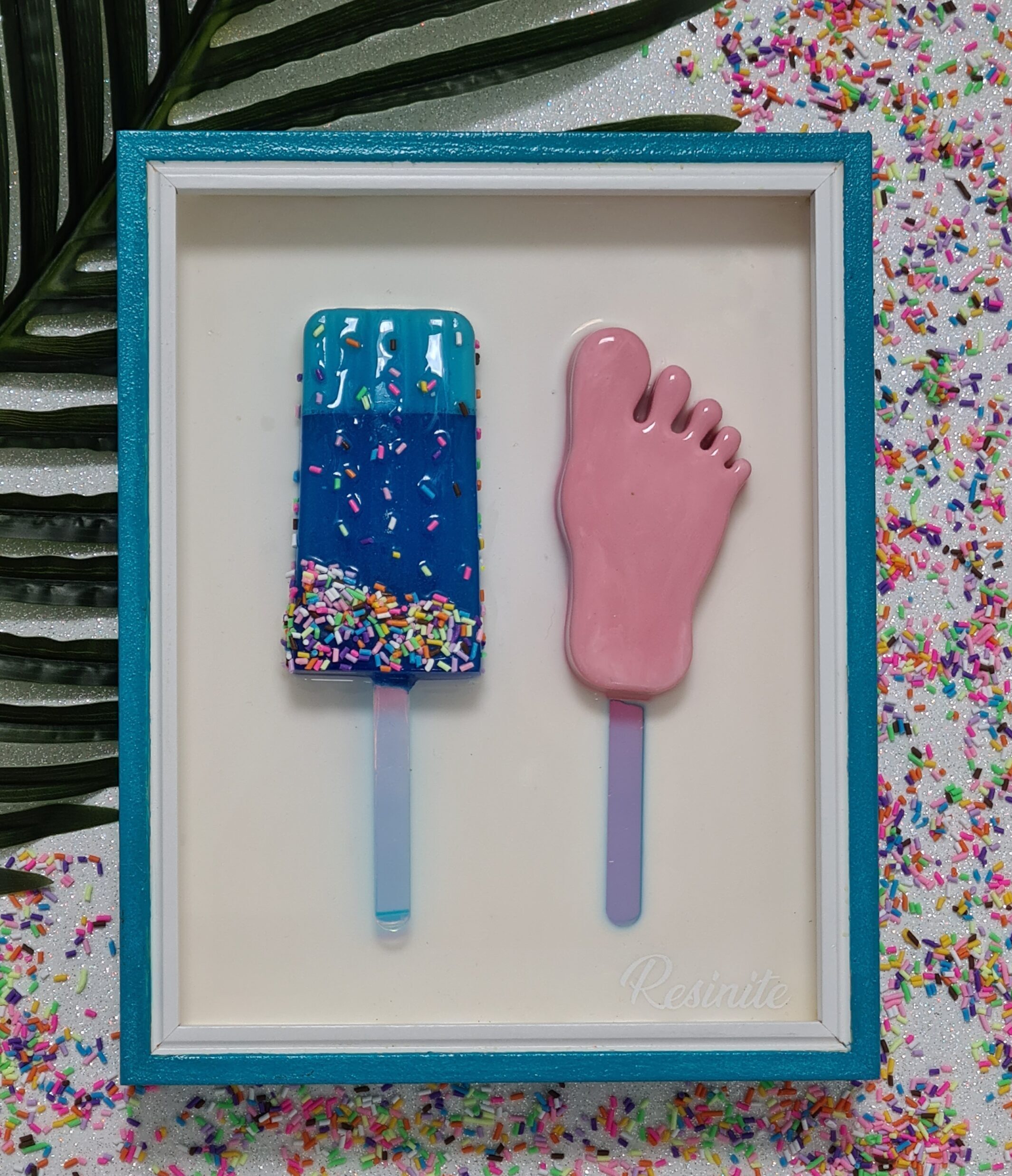 Funny foot and two toned lemon & Orange | Sold
